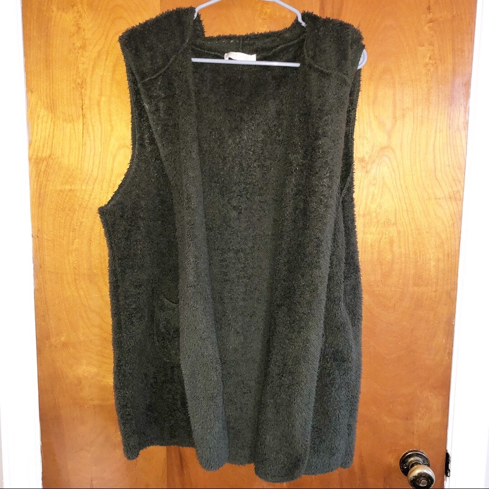 Fleece Vest w/ hood
